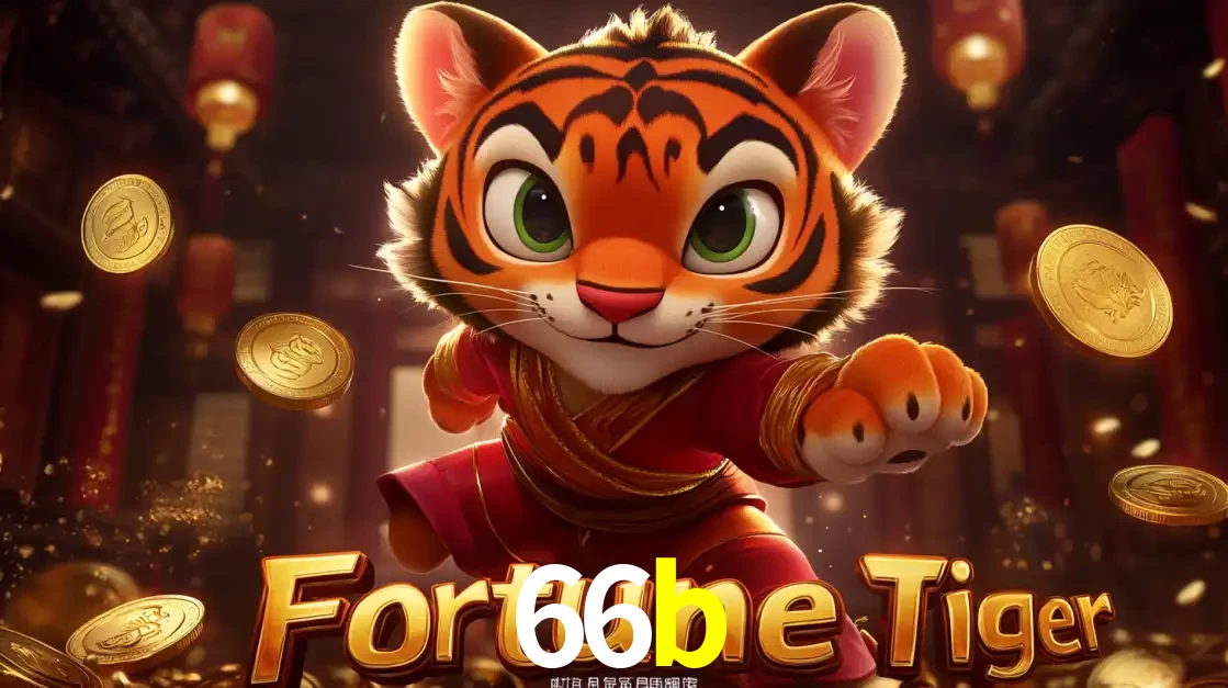 O carismático mascote do jogo de slot Fortune Tiger, um tigre fofo em pose de artes marciais, pronto para trazer sorte e multiplicadores de ganhos no cassino online 66b.